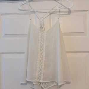 Miss Me White Lace Top